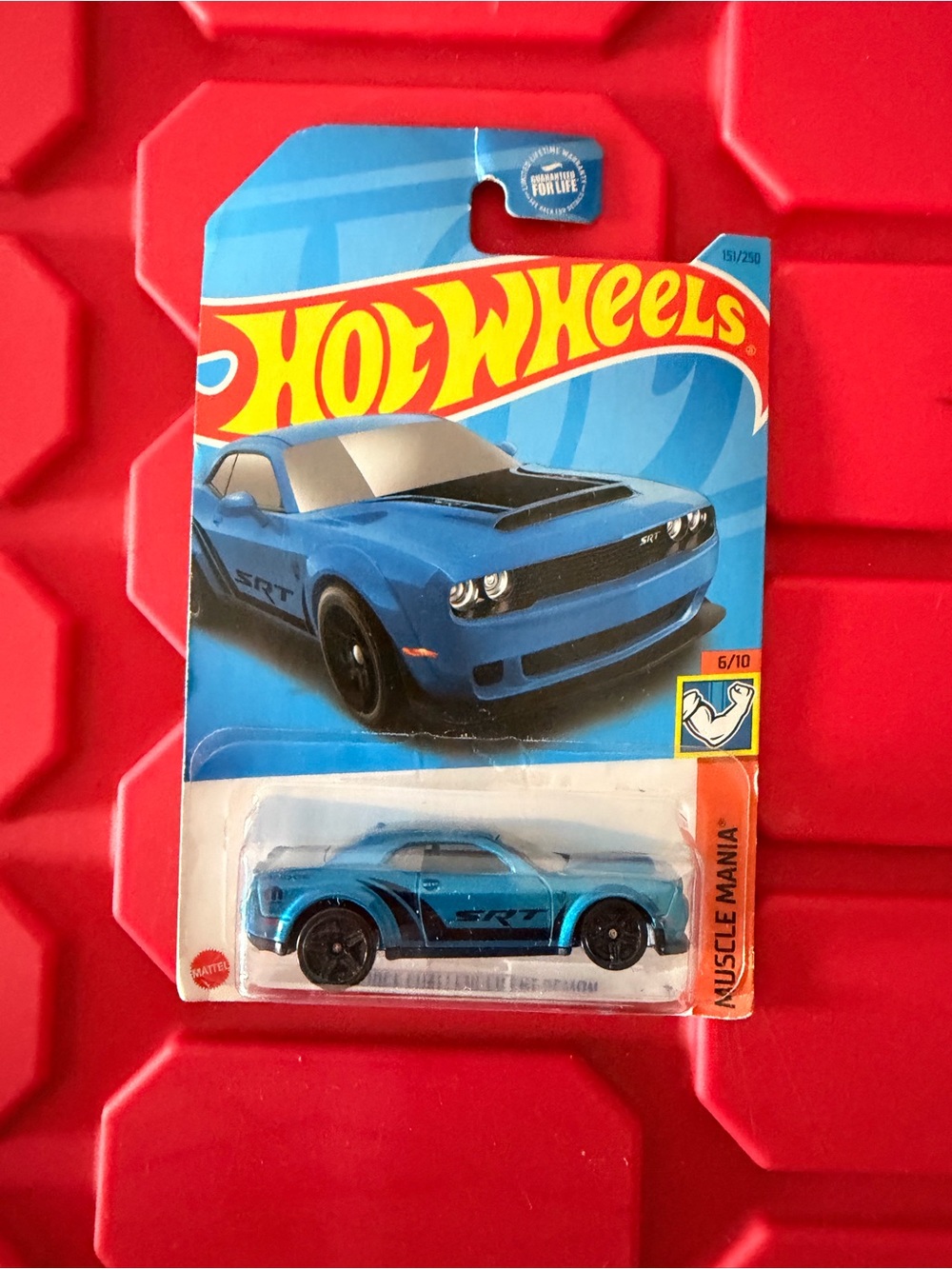 Hot Wheels SRT Muscle Mania Blue Die-Cast Toy Car
